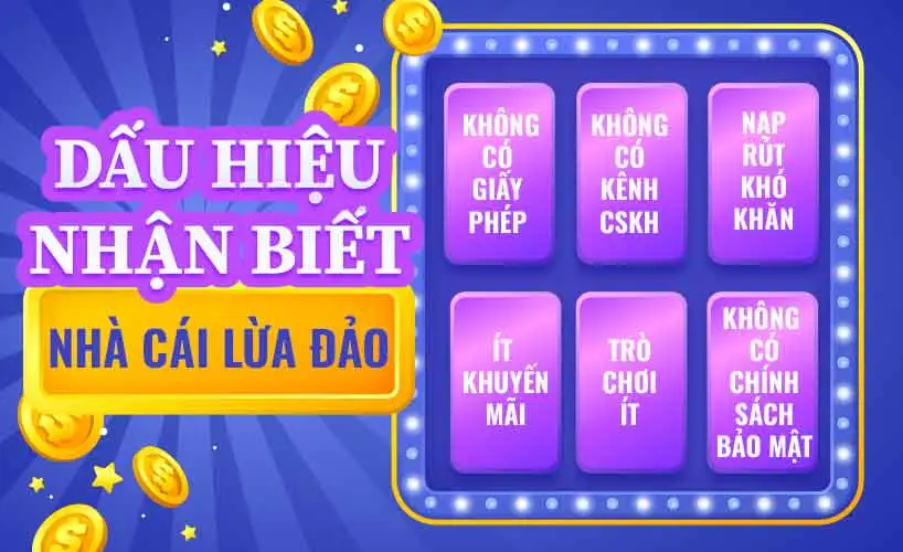 Dấu hiệu nhà cái lừa đảo