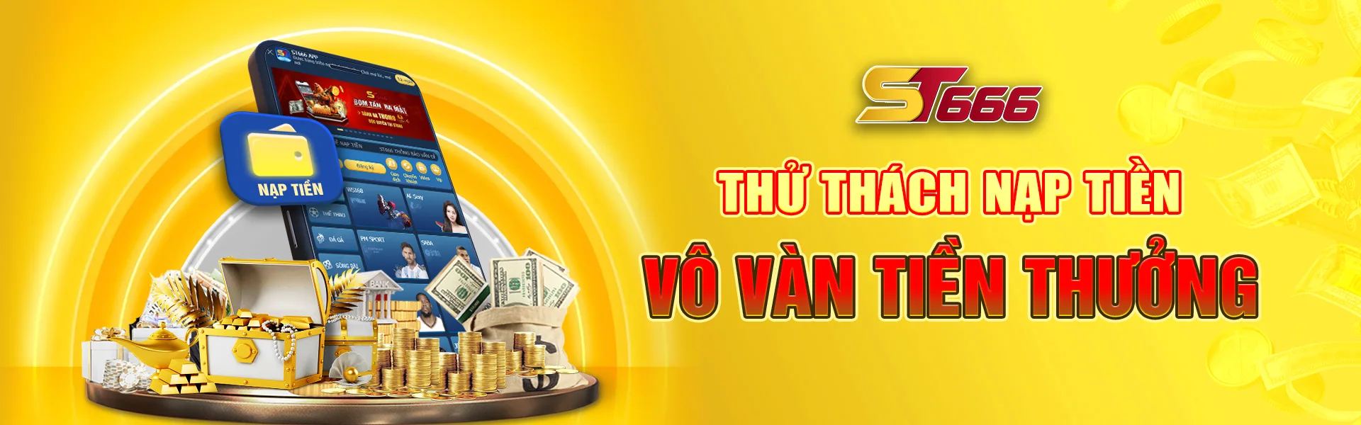 Khuyến mãi ST666 thử thách nạp tiền